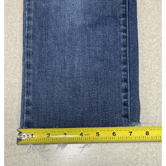 Lucky Brand Jeans Zoe High Rise Straight Leg Raw Hem Women's Size 8/29R - Picture 15 of 16